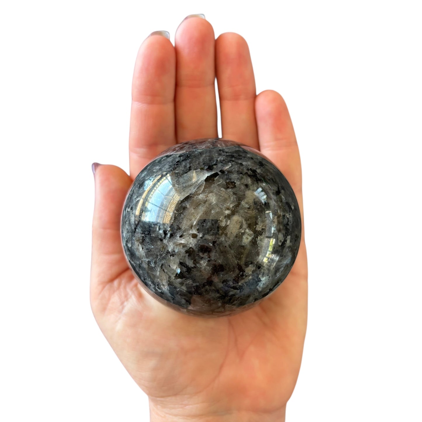 68mm Larvikite Sphere