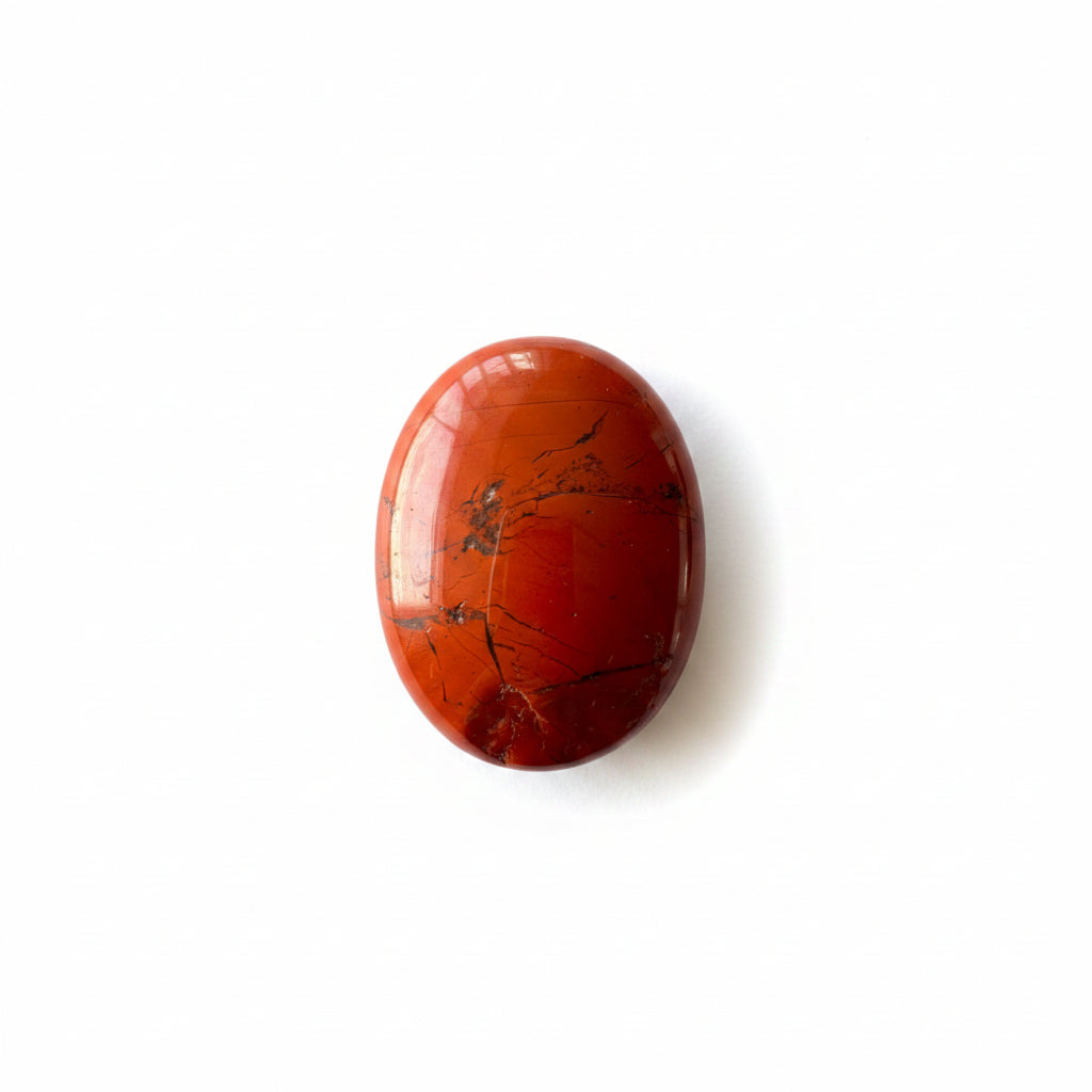 34g Red Jasper Palm Stone