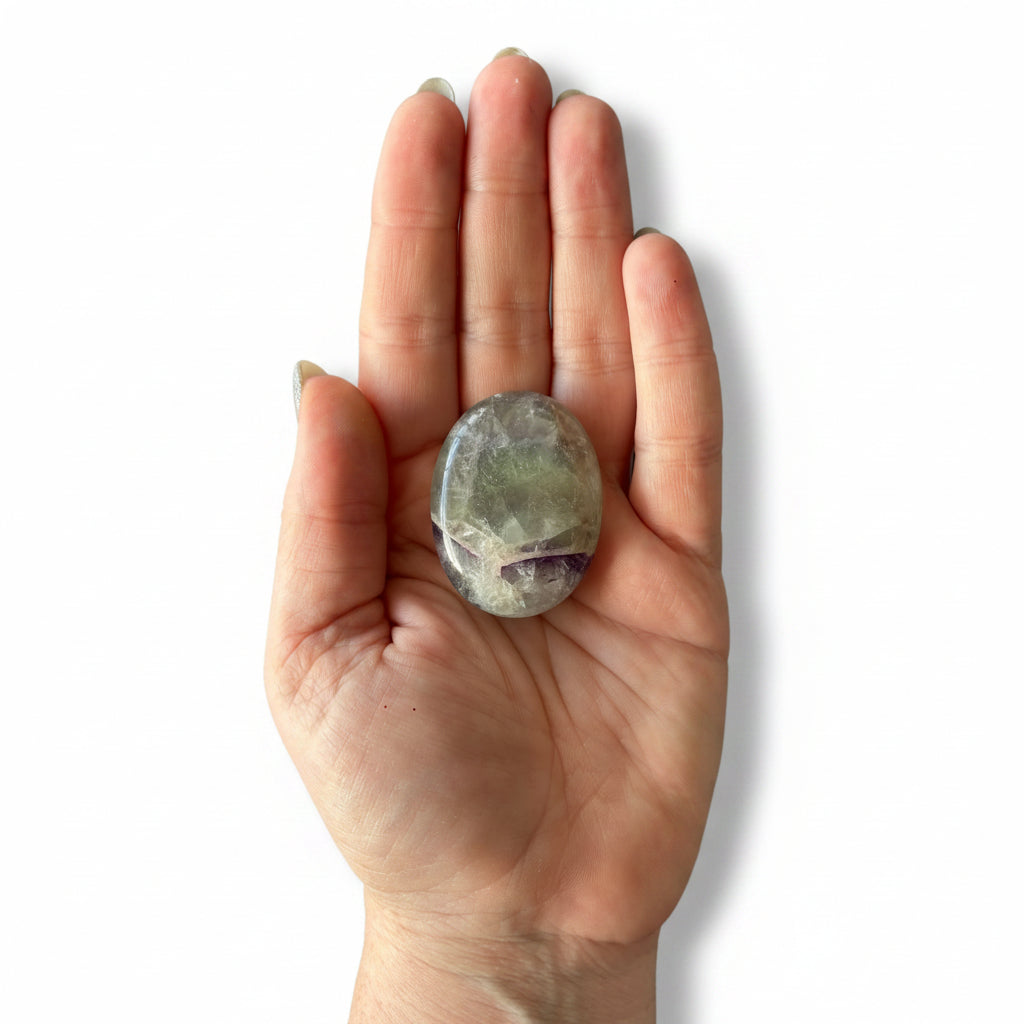 44g Fluorite Palm Stone