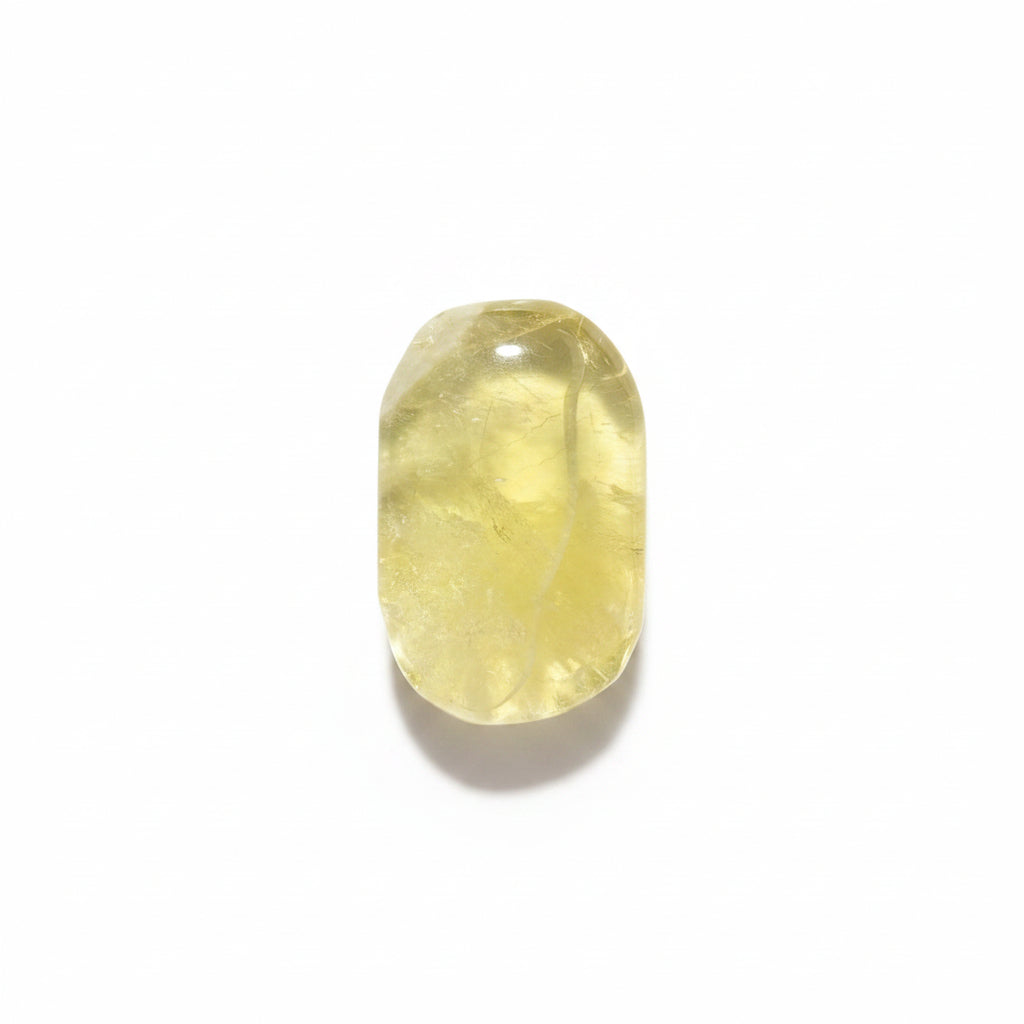 61g Citrine Palm Stone