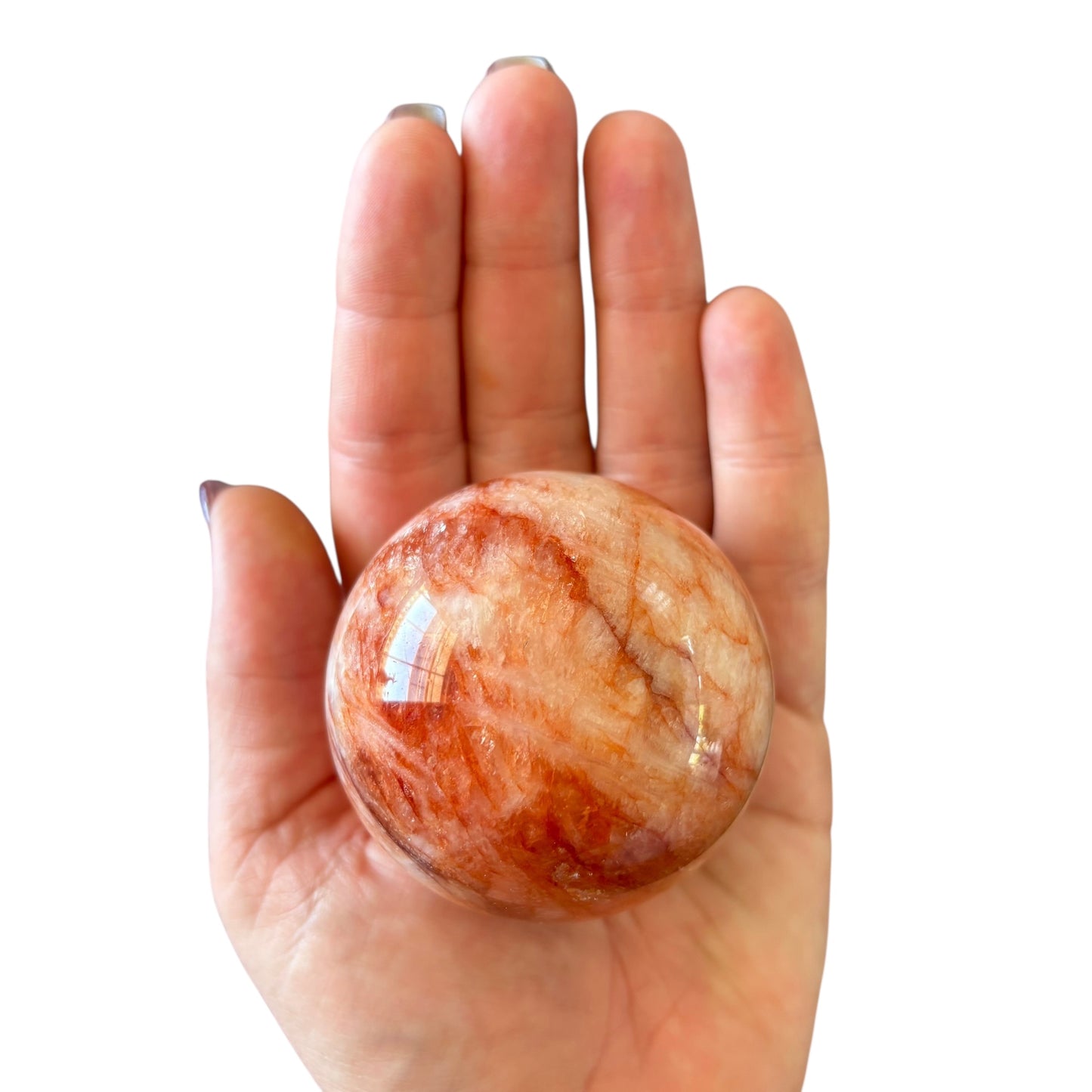 59mm Fire Quartz Sphere