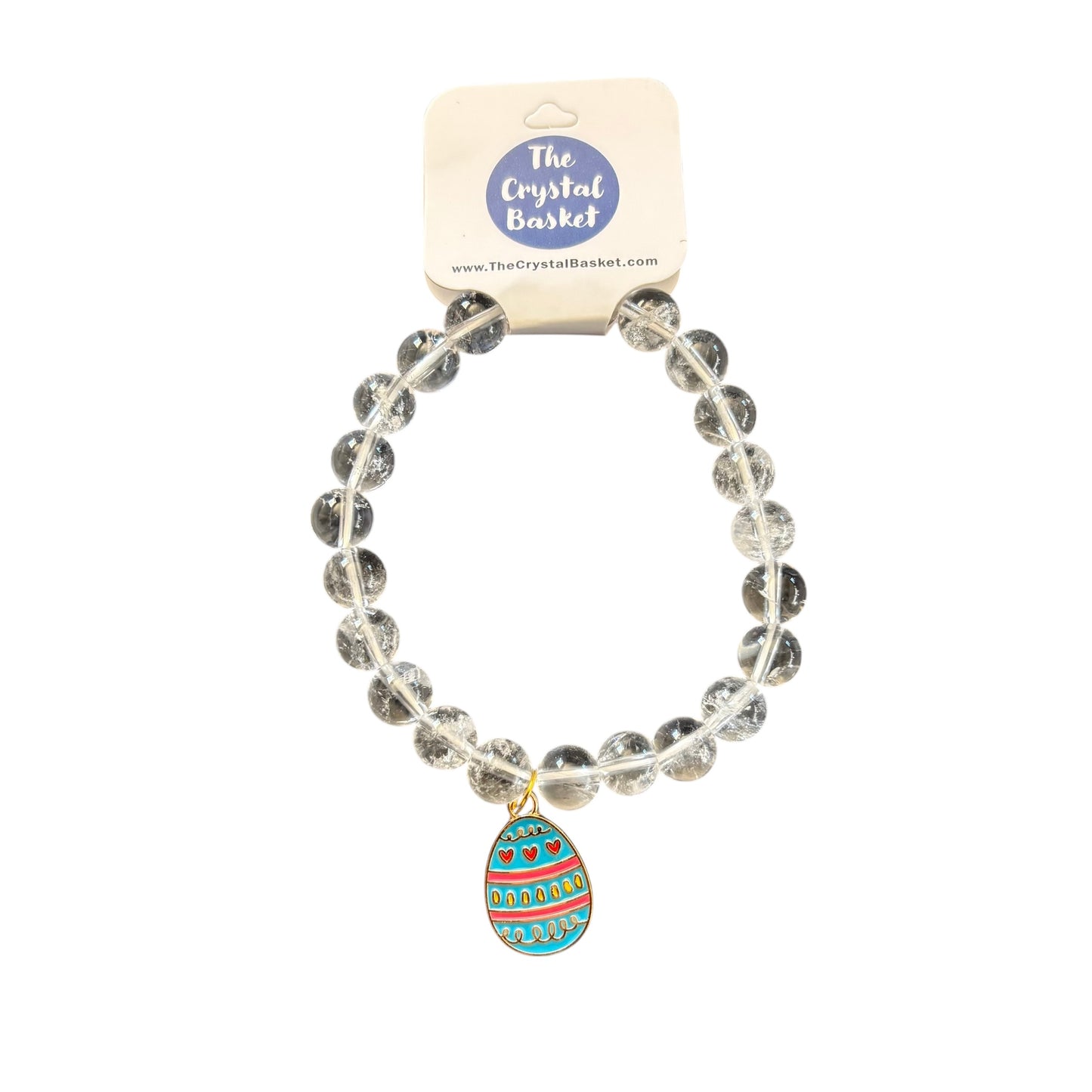 8mm Easter Crackle Quartz Bracelet