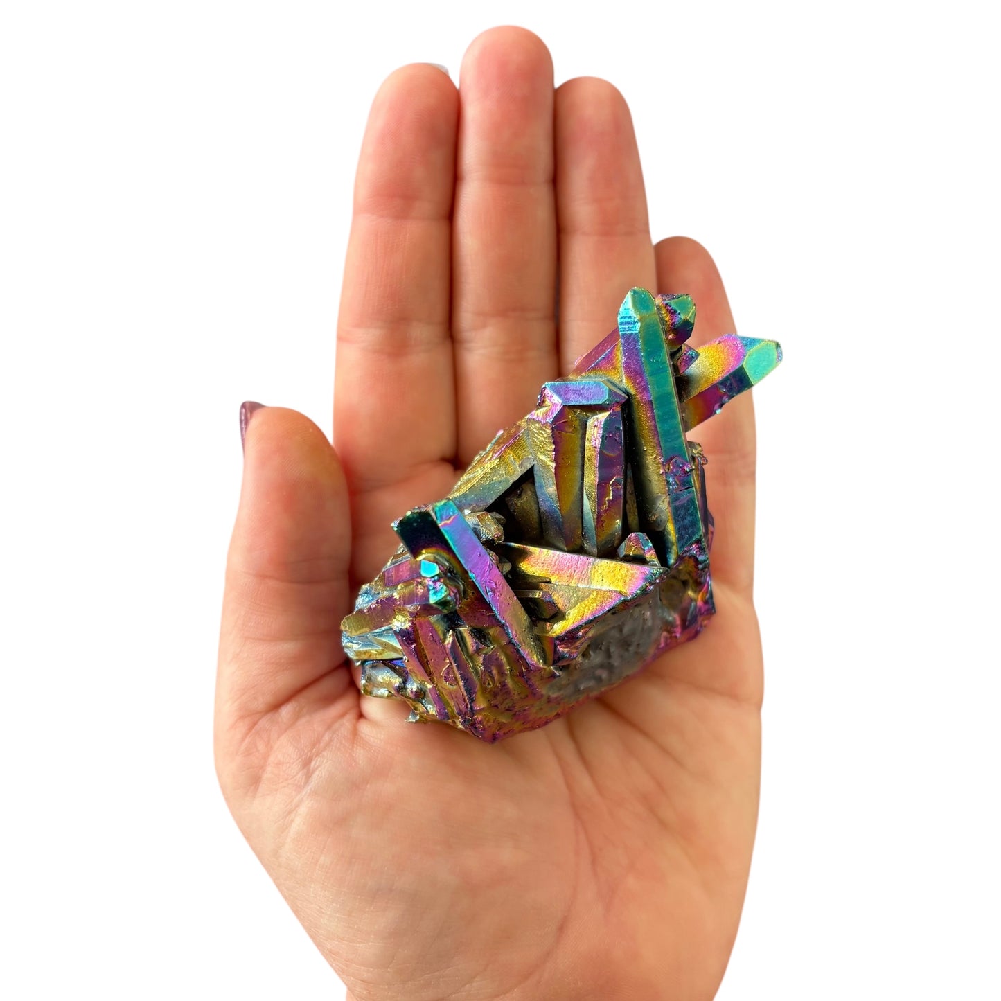 121g Titanium Aura Quartz Raw