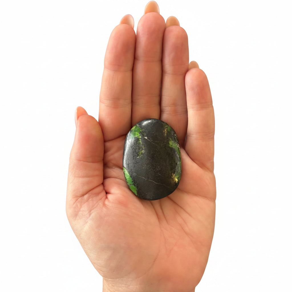75g Green Opal Palm Stone