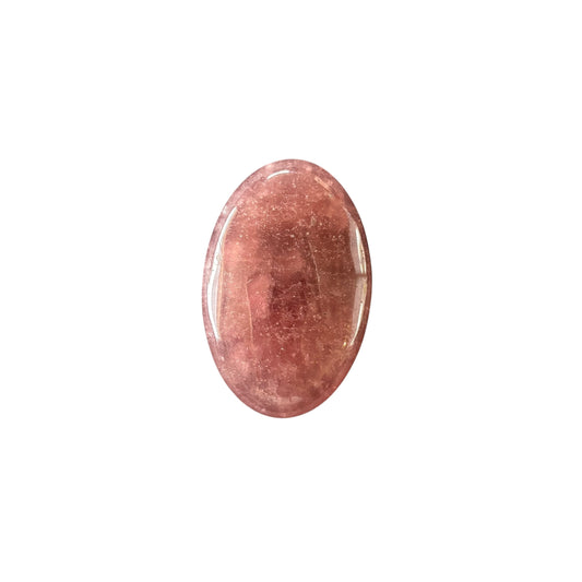 47g Strawberry Quartz Palm Stone