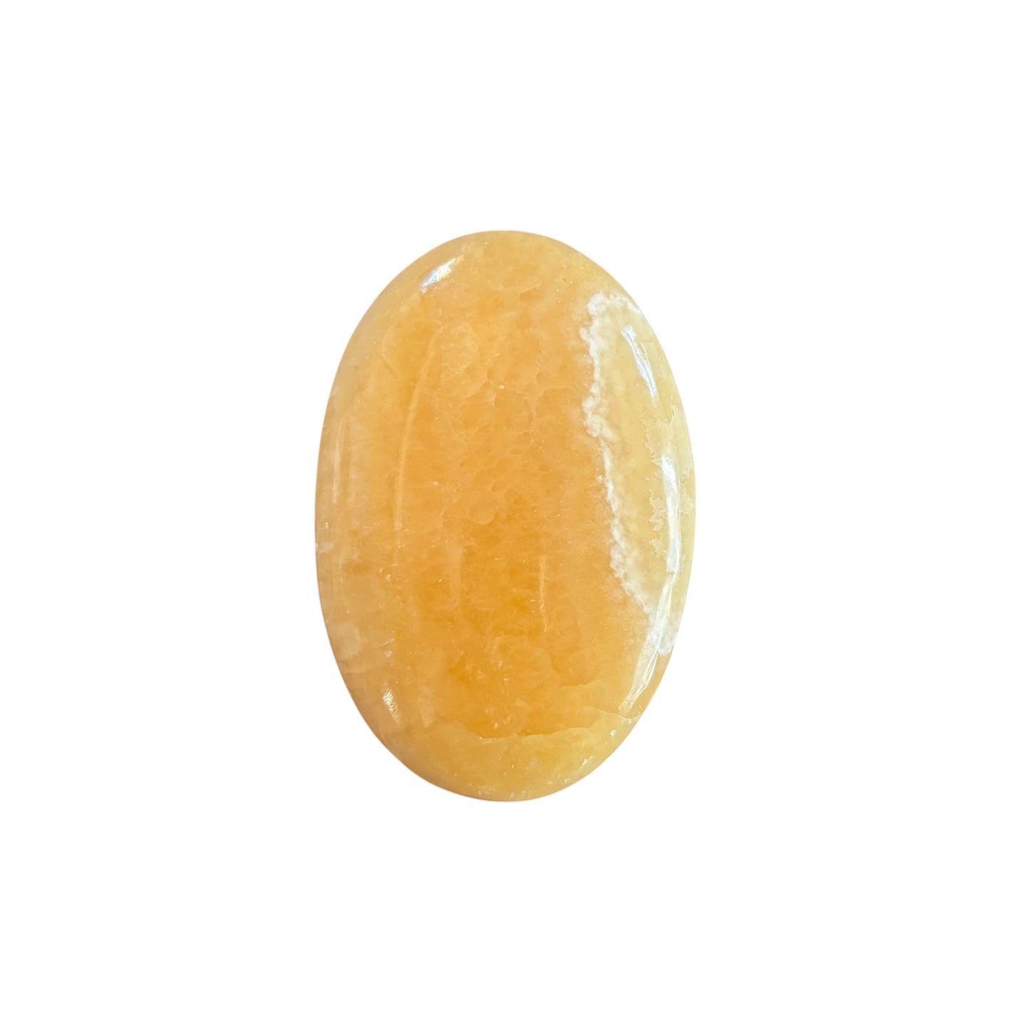 95g Mango Calcite Palm Stone