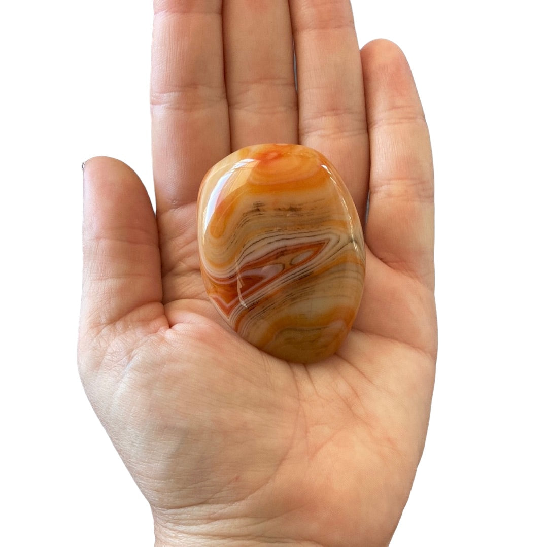 92g Sardonyx Palm Stone