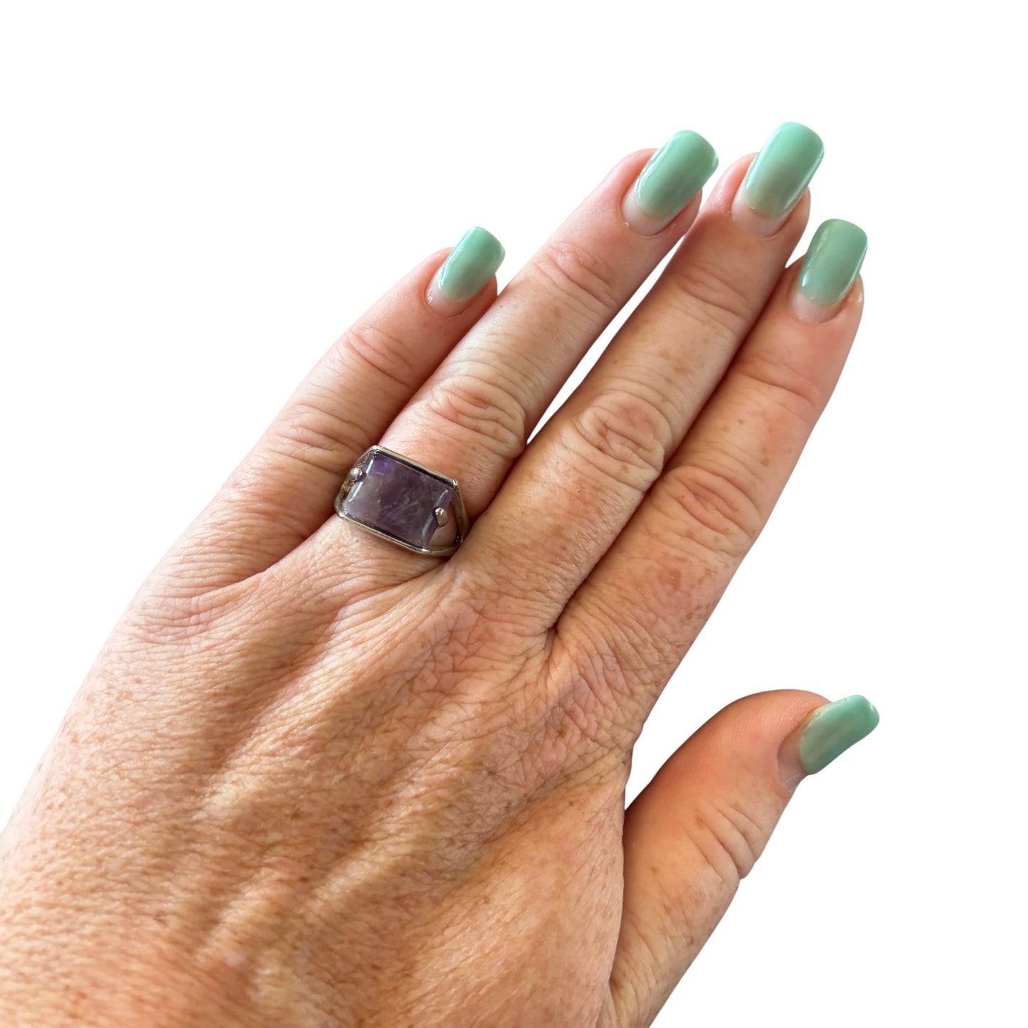 Size 18 Amethyst Ring