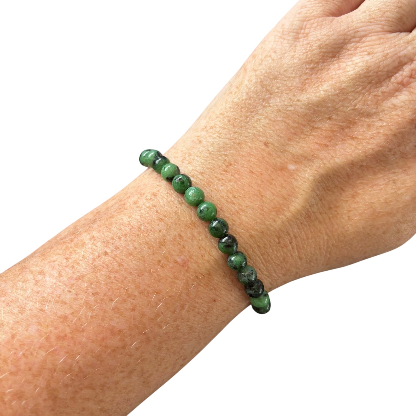 6mm Ruby Zoisite Bracelet