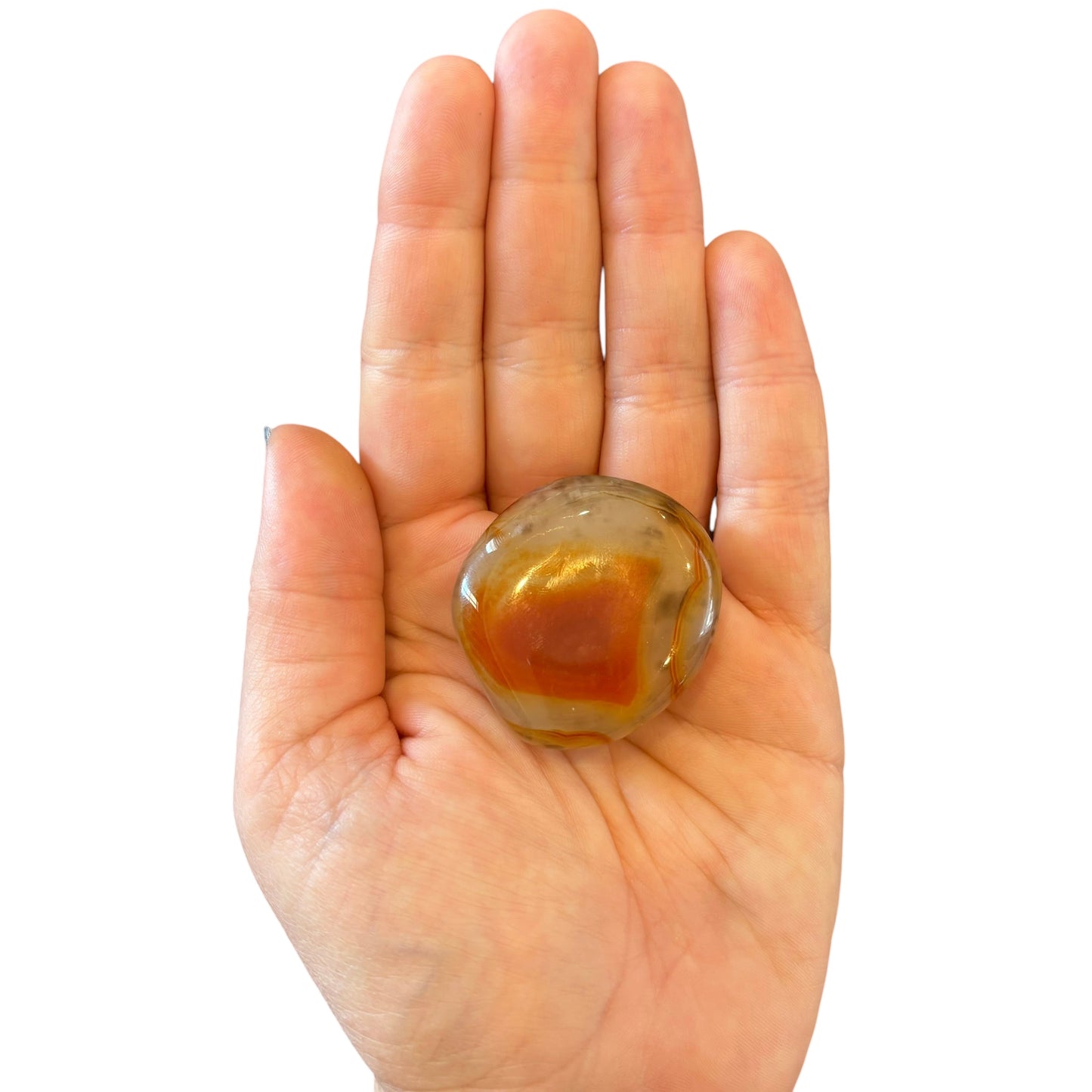 41g Sardonyx Palm Stone