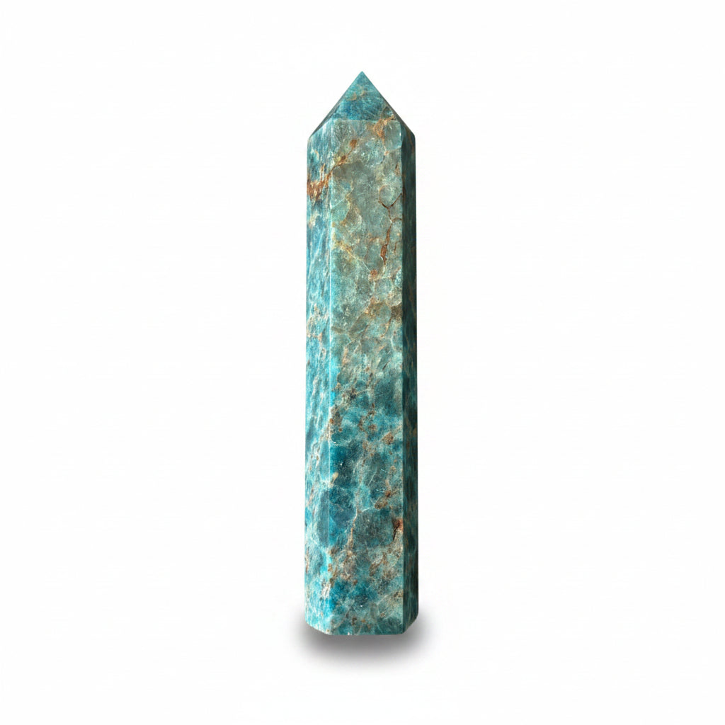 182mm Blue Apatite Point