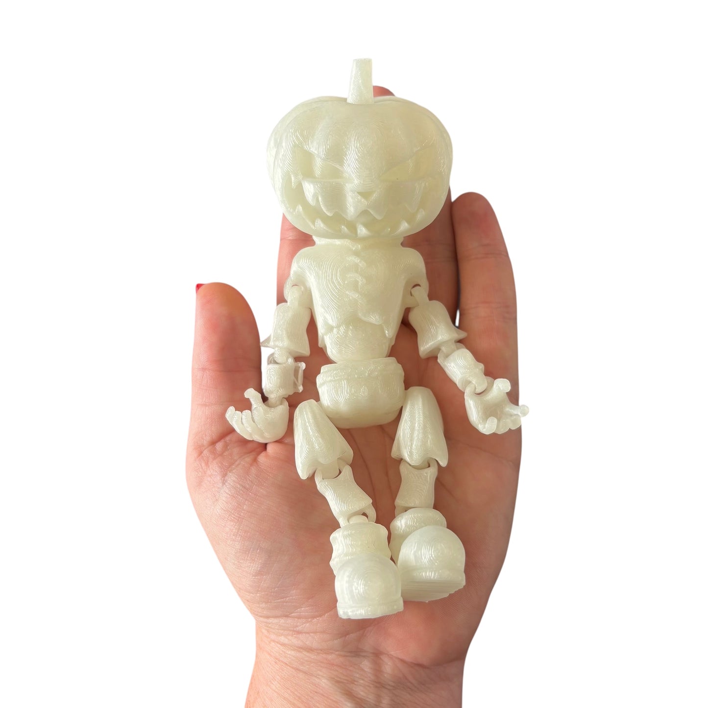3D Printed Glow Jack O Lantern Man