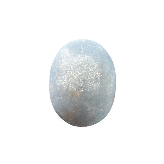 134g Angelite Palm Stone