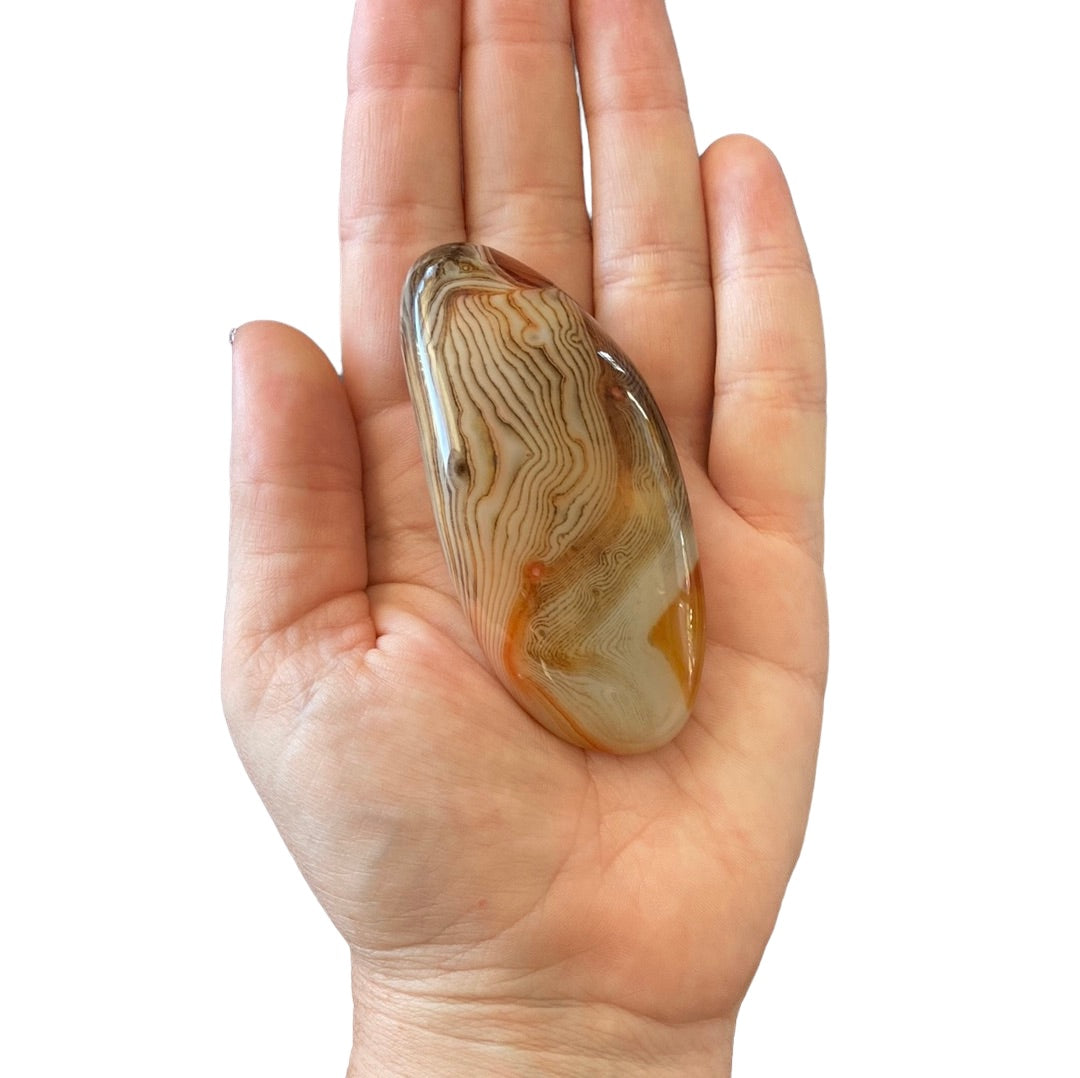 108g Sardonyx Palm Stone