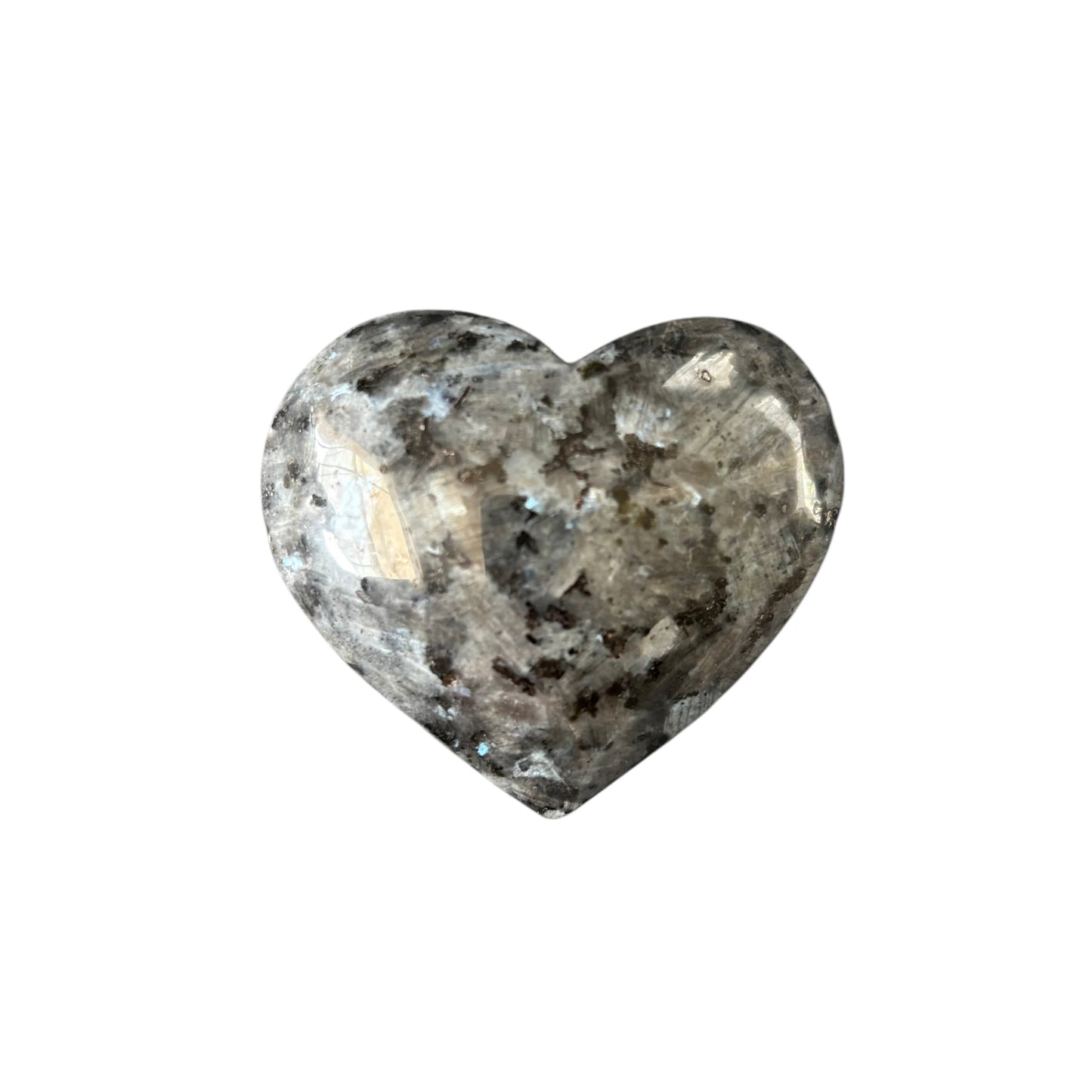 102g Larvikite Heart