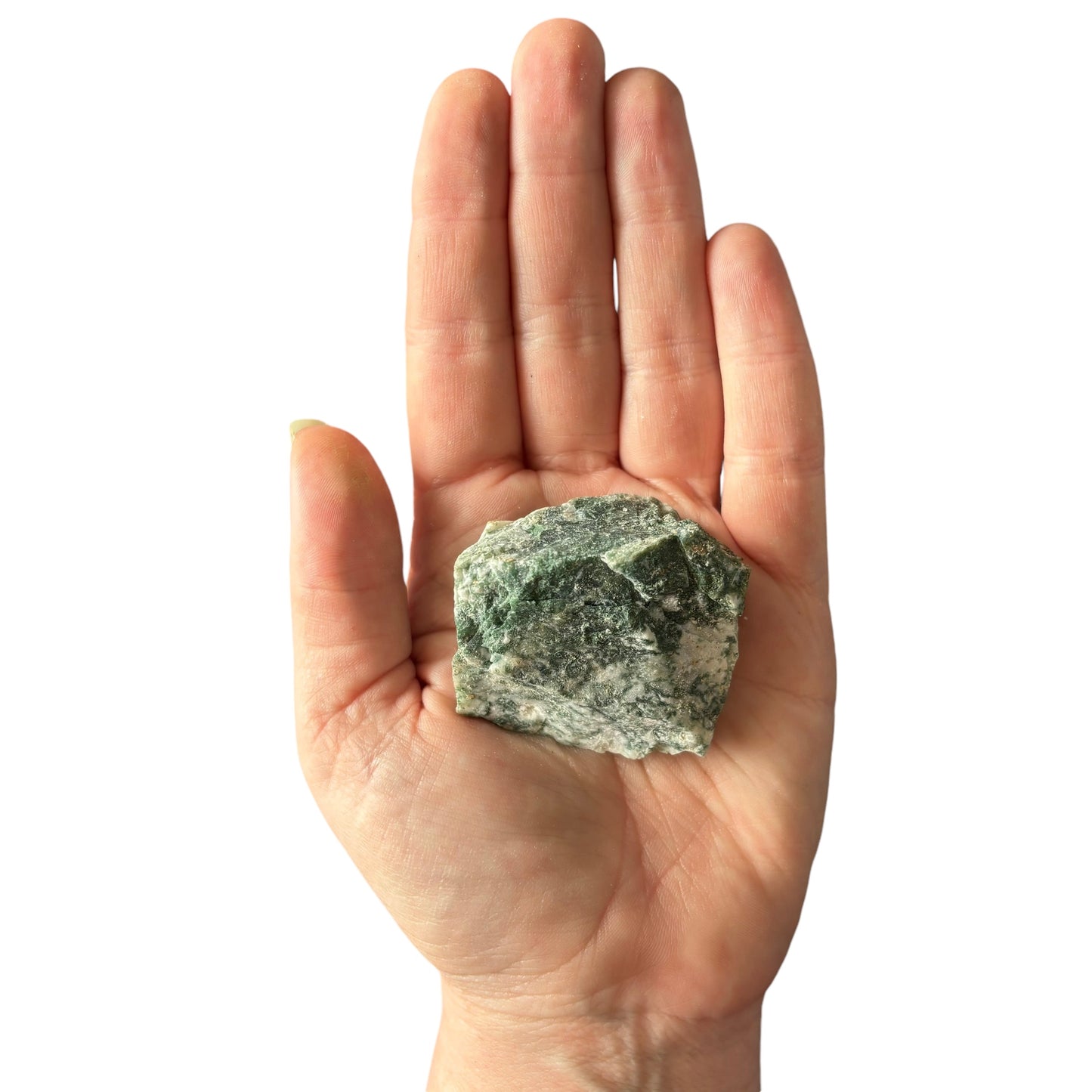 80-90g Moss Agate Raw