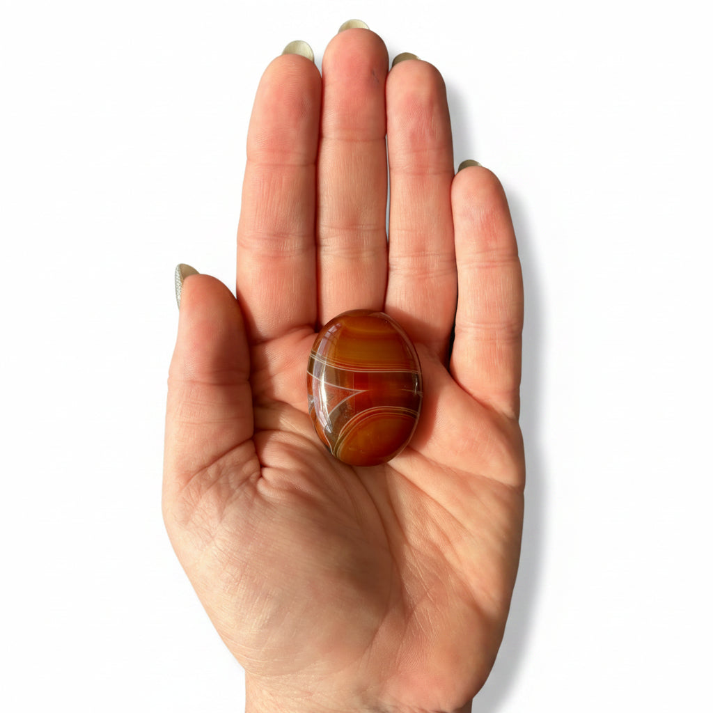 27g Sardonyx Palm Stone