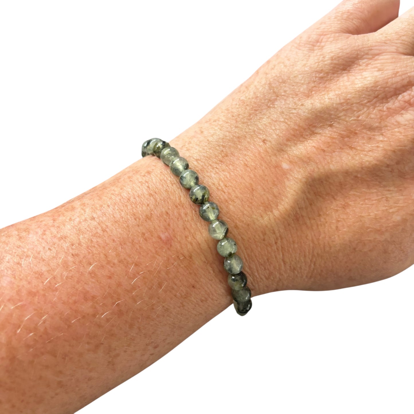 6mm Prehnite Bracelet