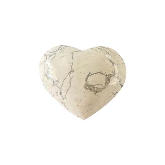 117g Howlite Heart