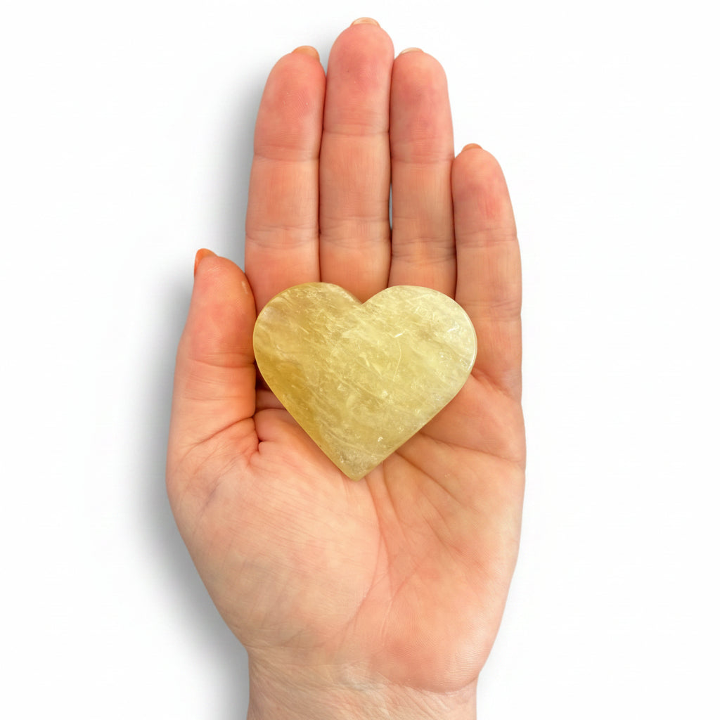 95g Citrine Heart
