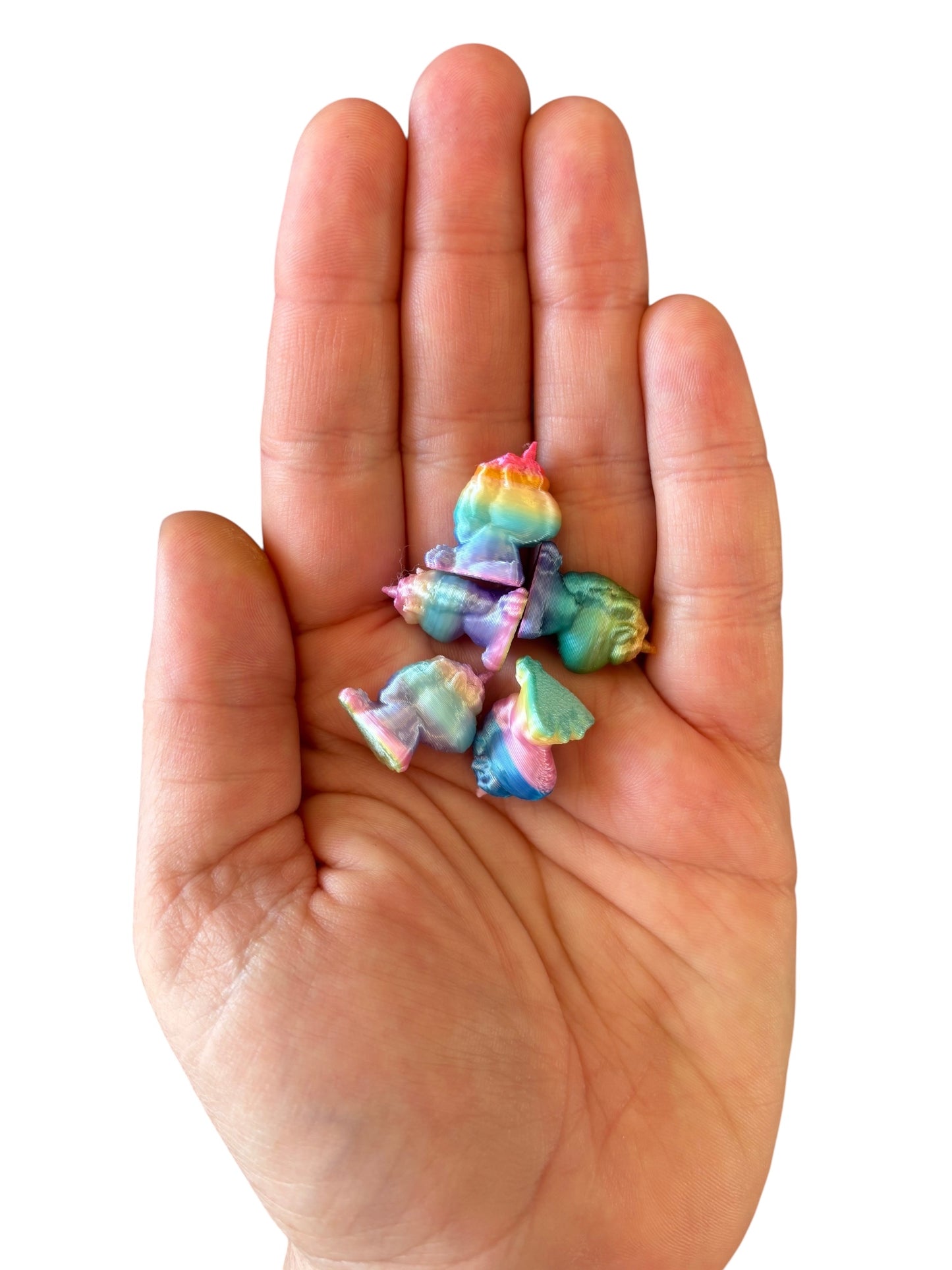 3D Printed Unicorn-Rainbow