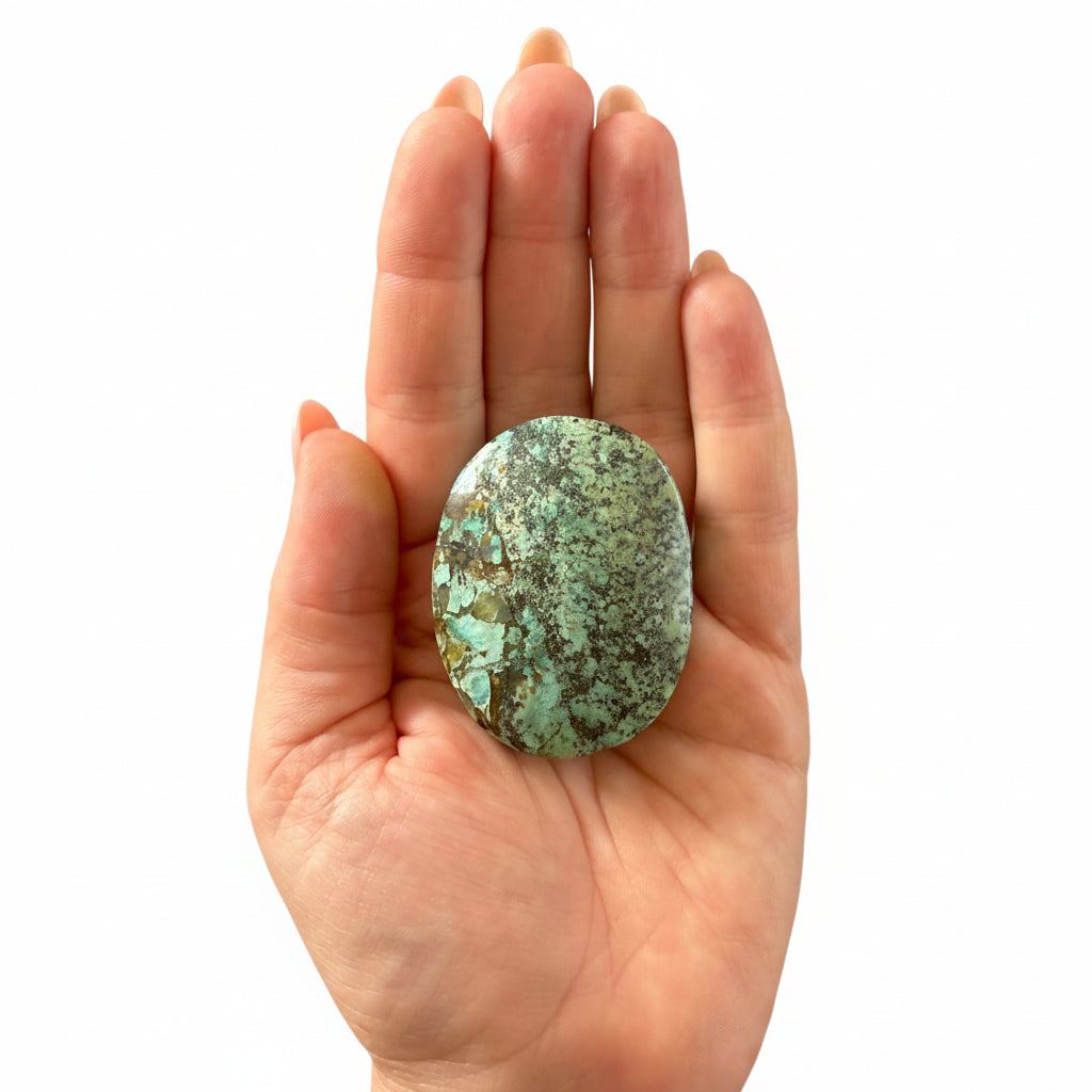 84g Turquoise Palm Stone