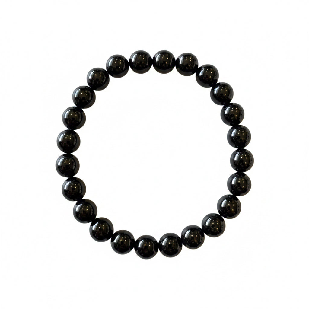 8mm Black Obsidian Bracelet