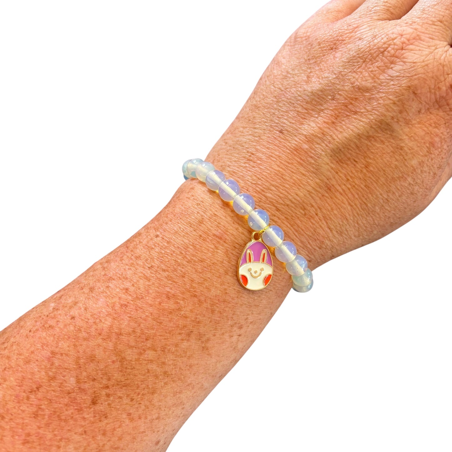 8mm Easter Opalite Bracelet