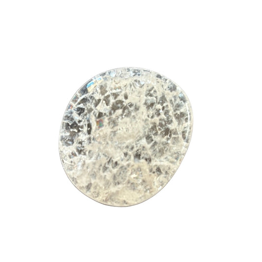 29g Crackling Quartz Flat Stone
