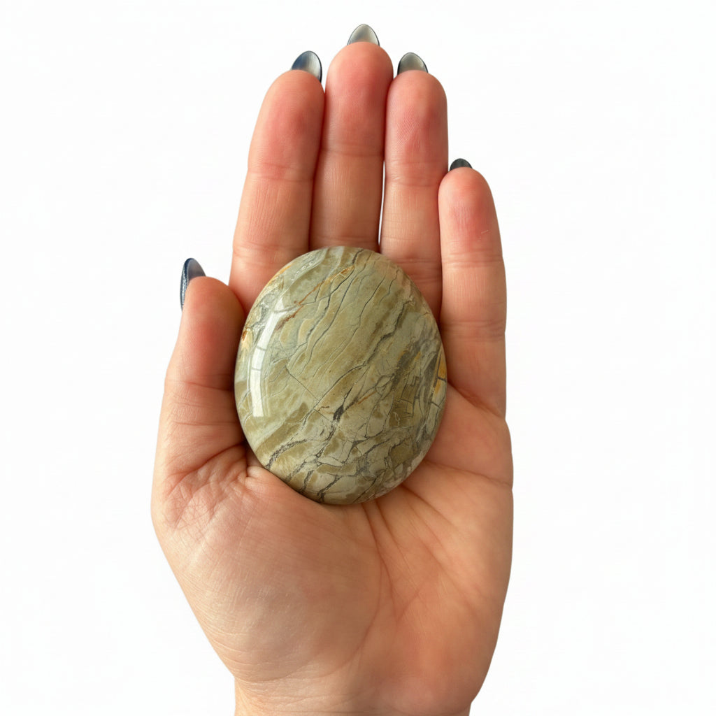 107g Ocean Jasper Palm Stone
