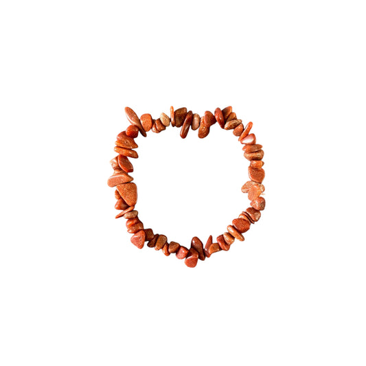 Goldstone Chip Bracelet