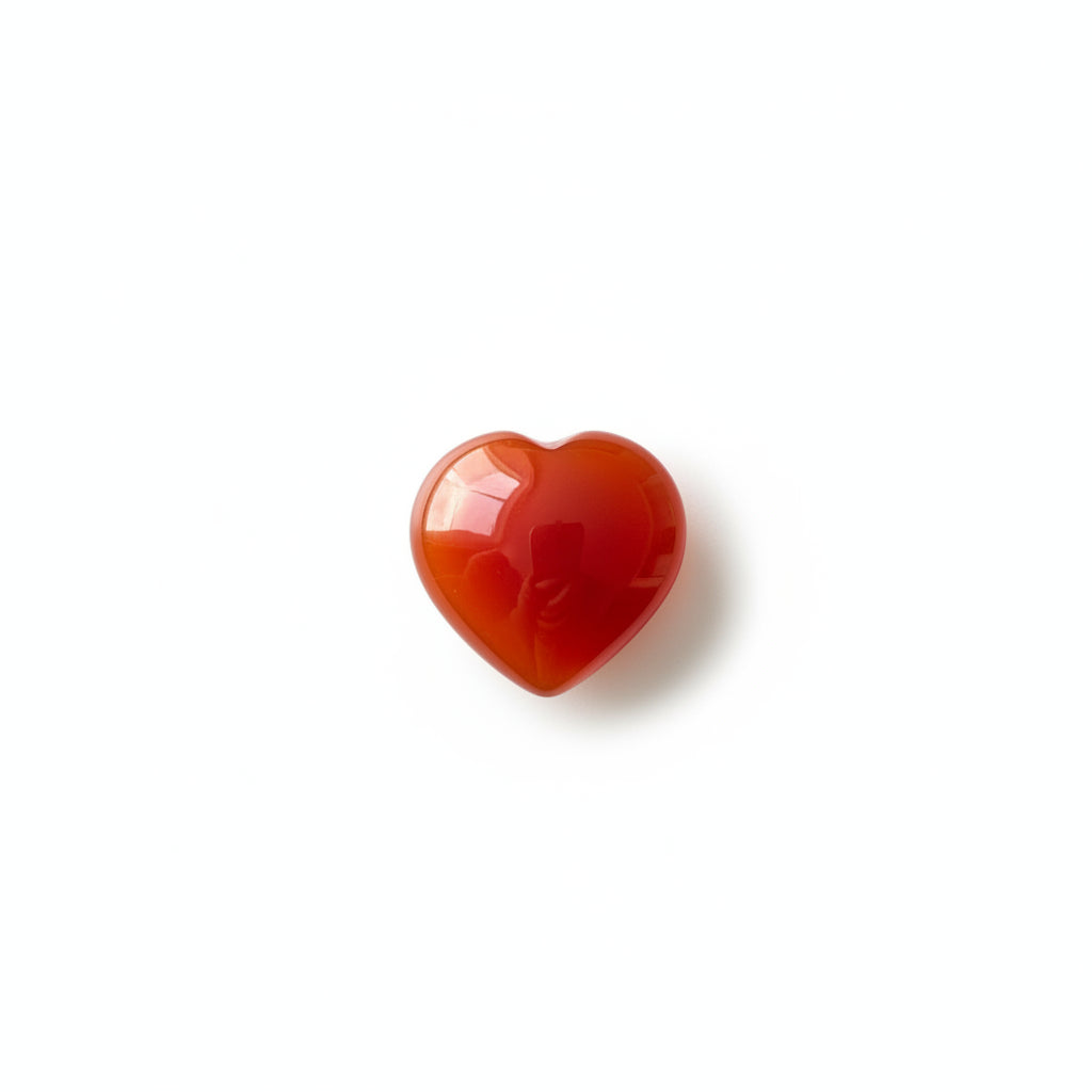 6g Carnelian Heart
