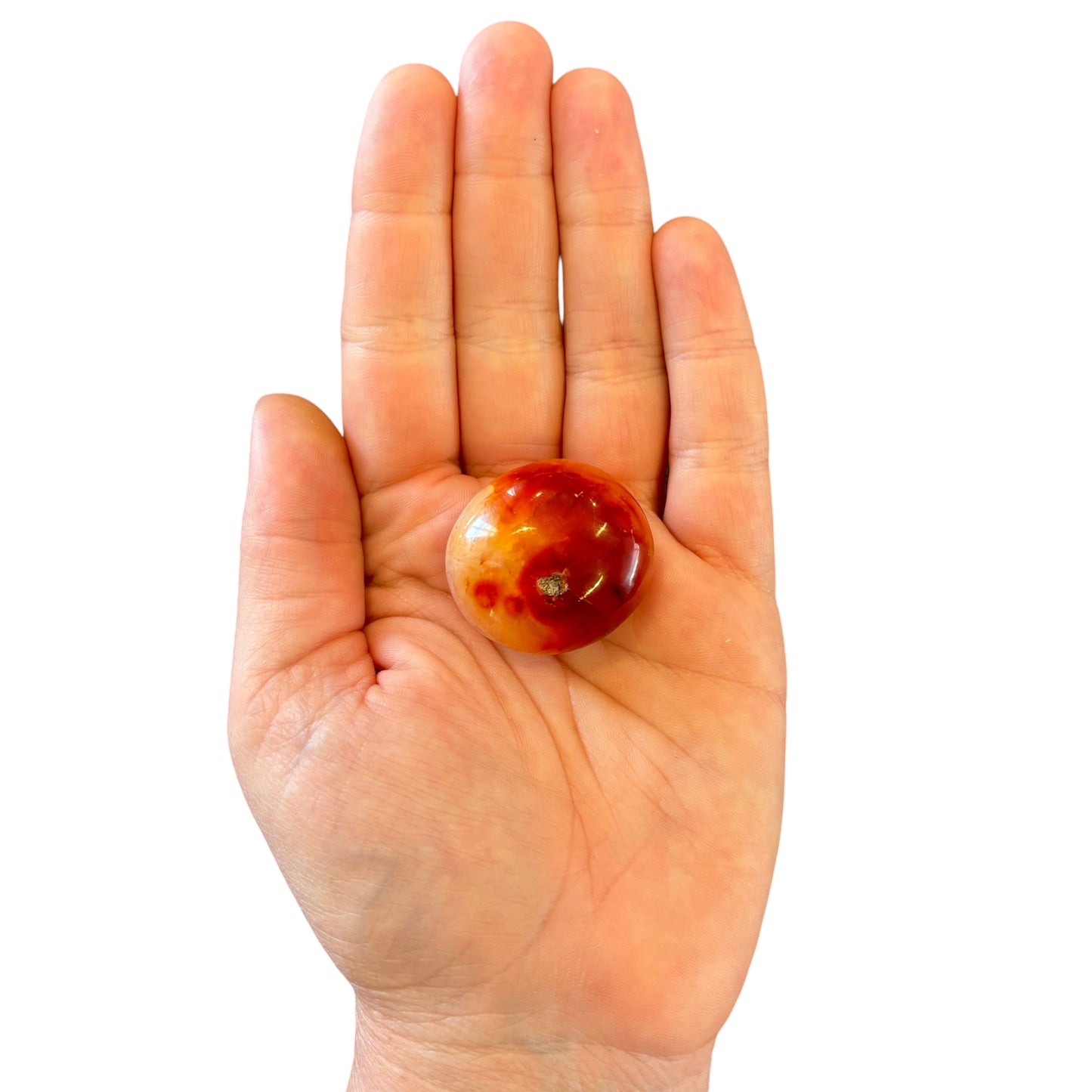 35g Carnelian Palm Stone