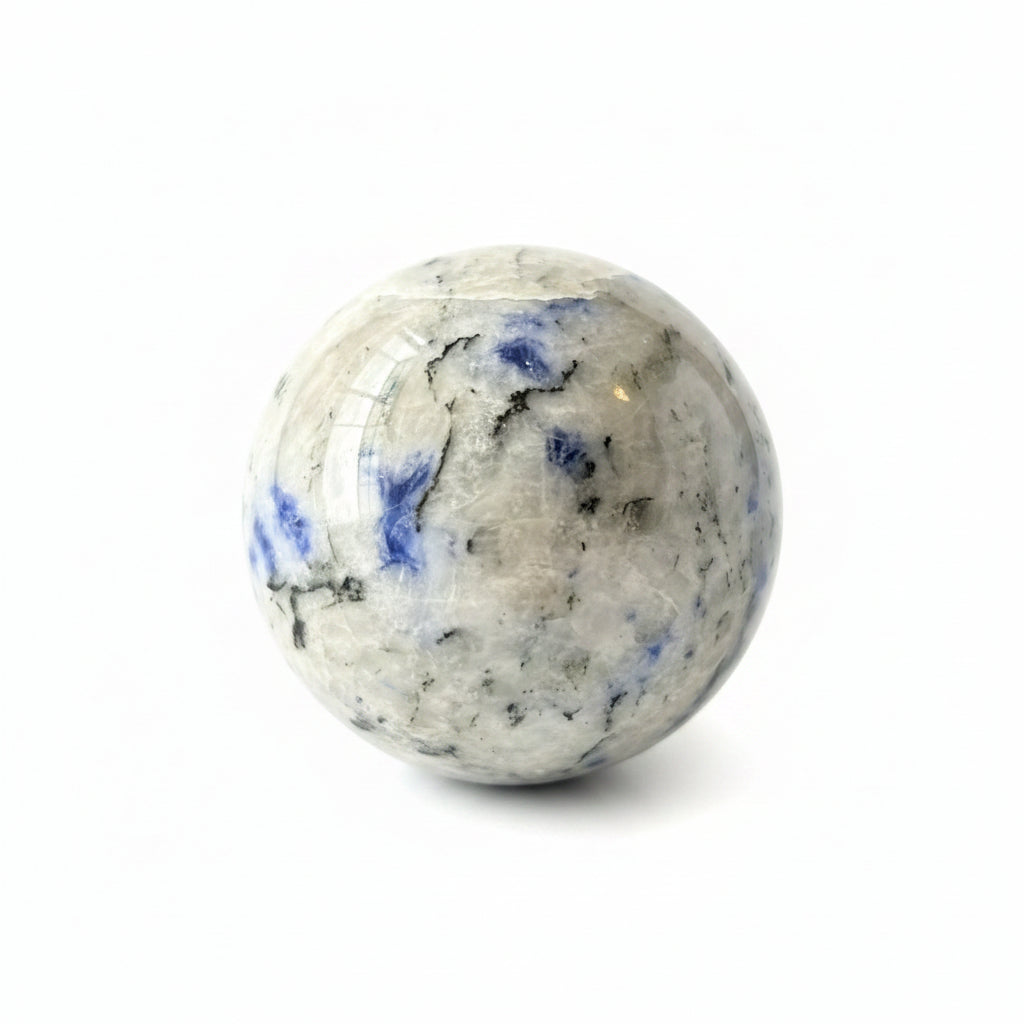 61mm Sodalite in Quartz Sphere