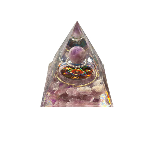 Amethyst Sphere Pyramid