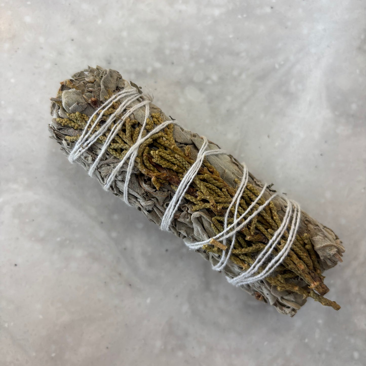 White + Juniper Sage Smudge Stick