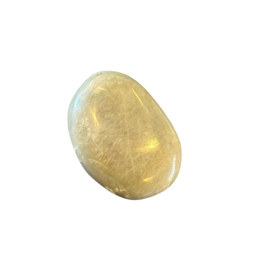 90g Green Moonstone Palm Stone