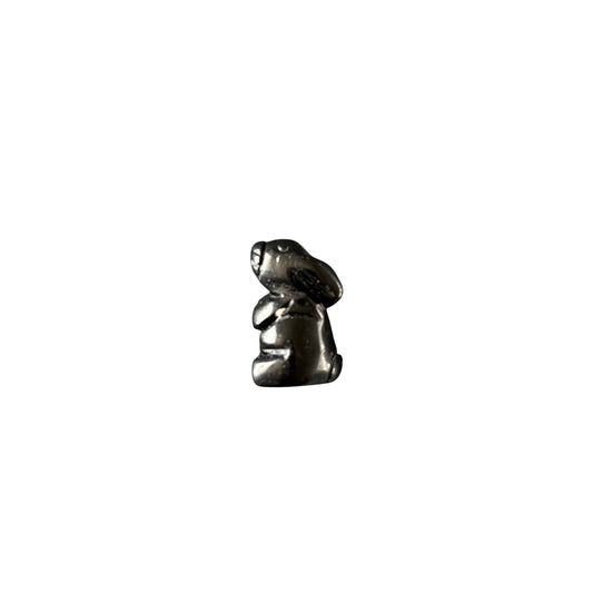 25mm Black Obsidian Bunny Rabbits
