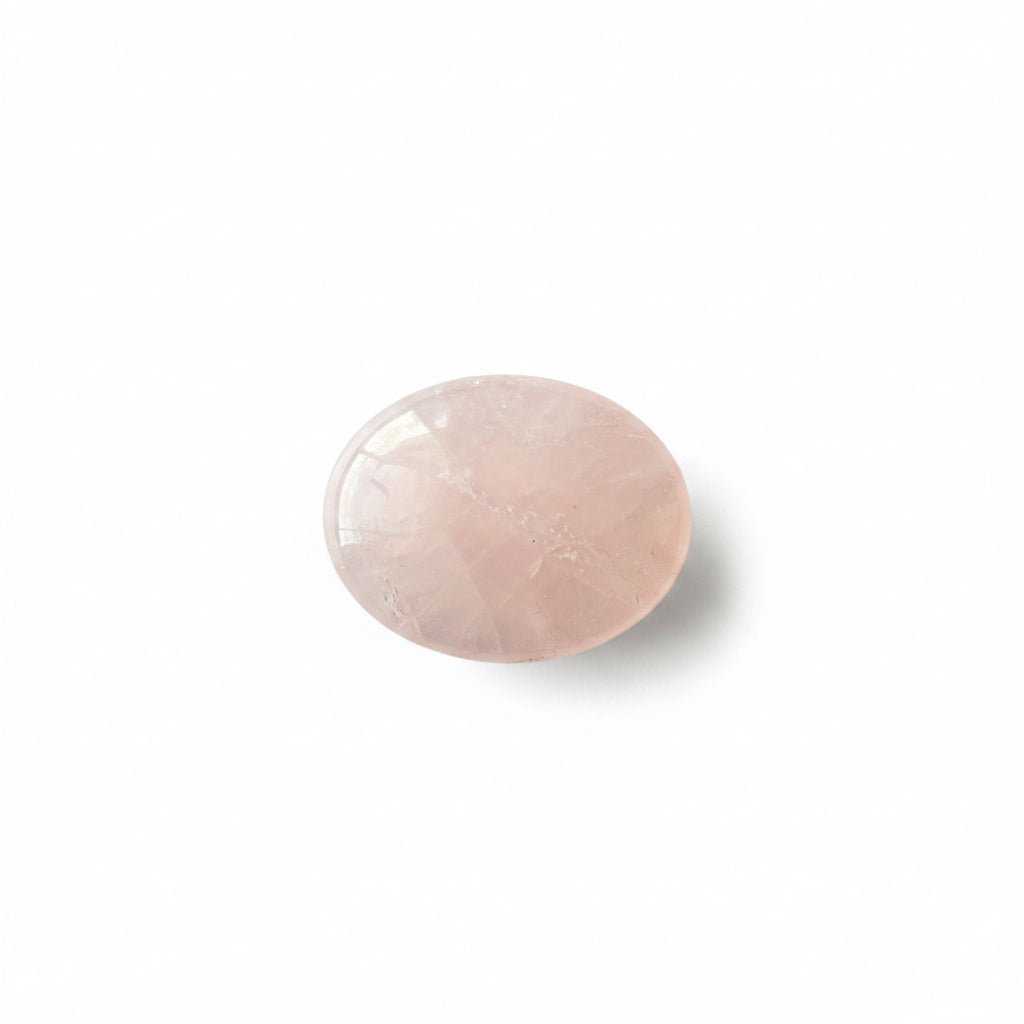 34g Rose Quartz Palm Stone
