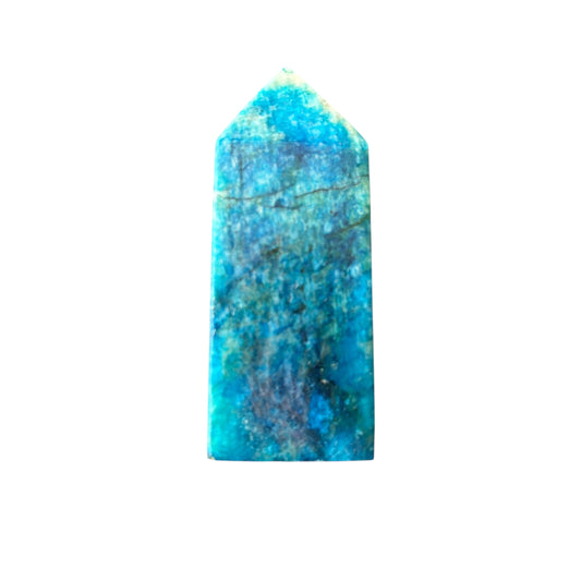 70mm Dyed Blue Moonstone Point