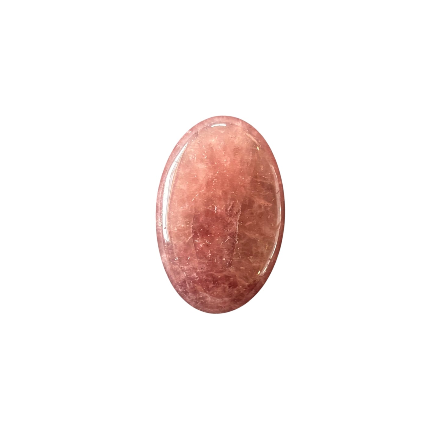 49g Strawberry Quartz Palm Stone