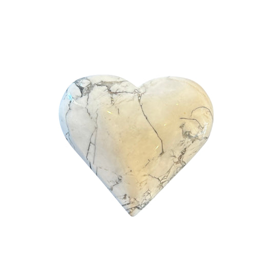 162g Howlite Heart