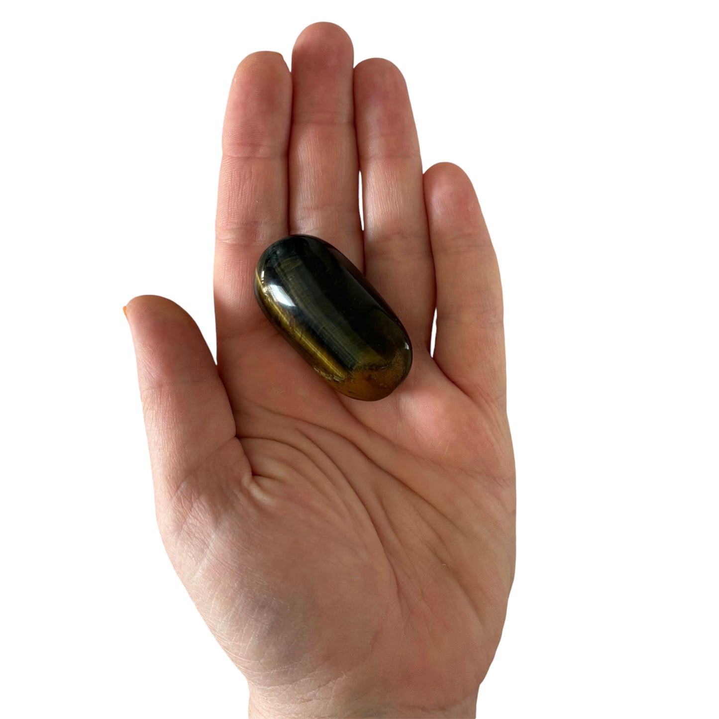 40g Tiger Eye Palm Stone