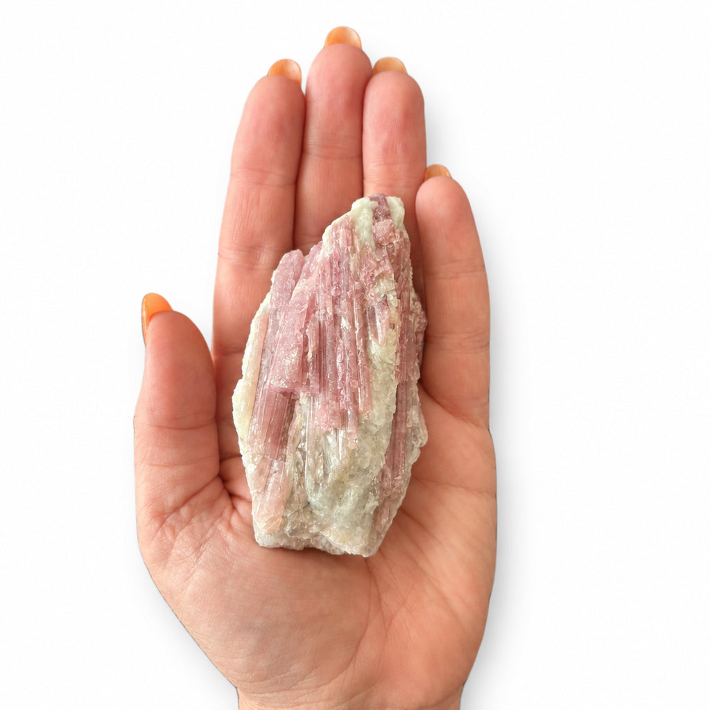 174g Pink Tourmaline in Quartz Raw