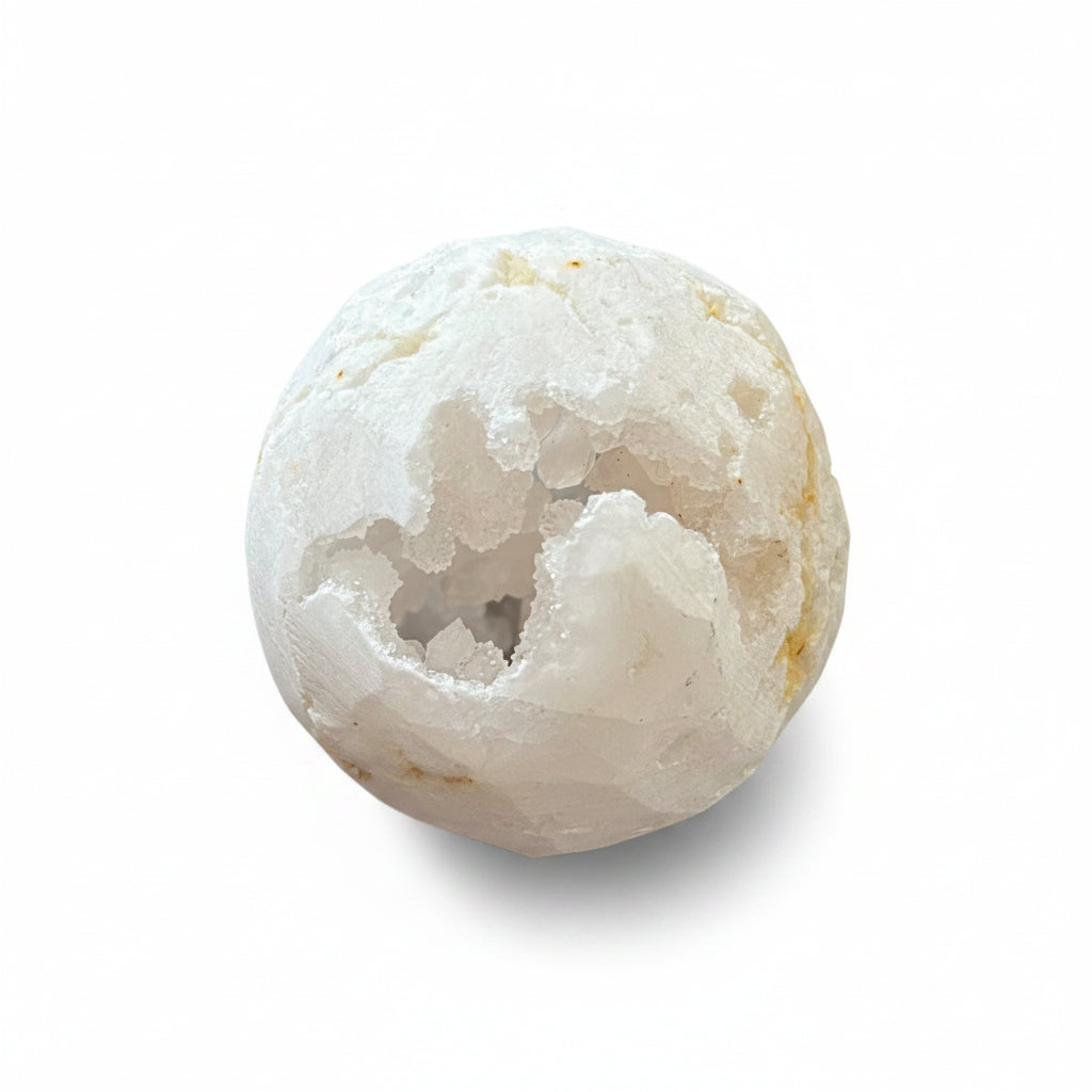 68mm Clear Quartz Druzy Sphere