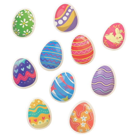 Easter Eggs 10pc Bag of Stickers