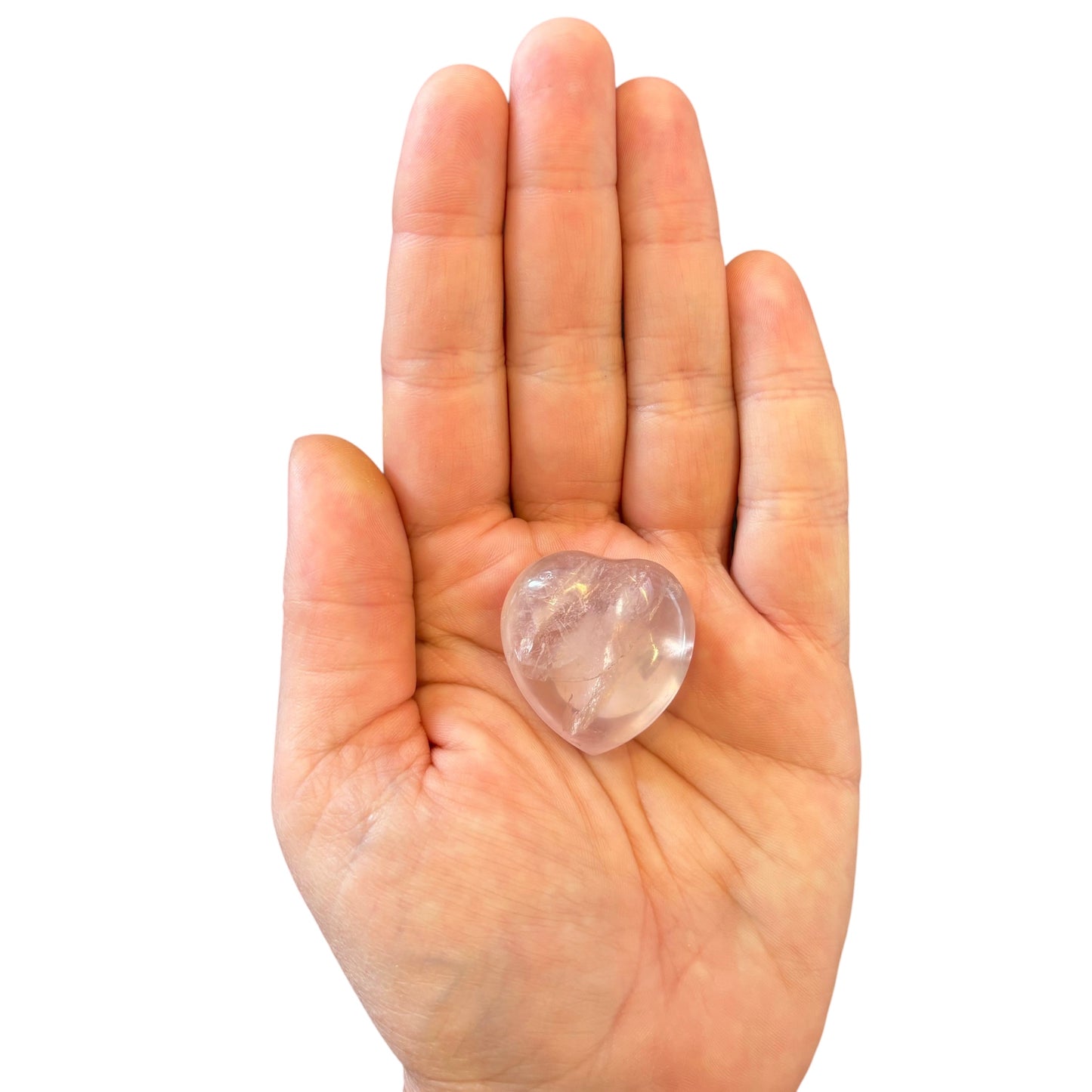 22g Rose Quartz Heart