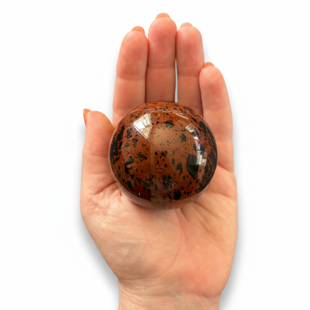 60mm Mahogany Obsidian Sphere