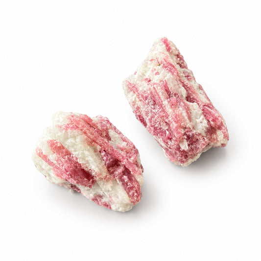 25-30g Pink Tourmaline in Quartz Raw