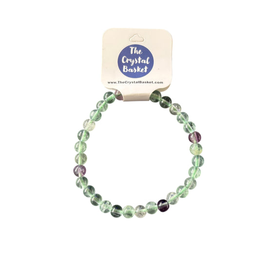 6mm Fluorite Bracelet